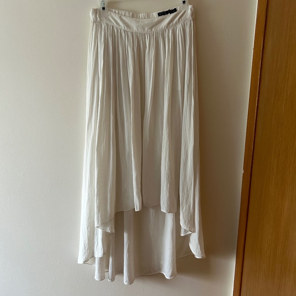 White Sheer Fairy Skirt Zara